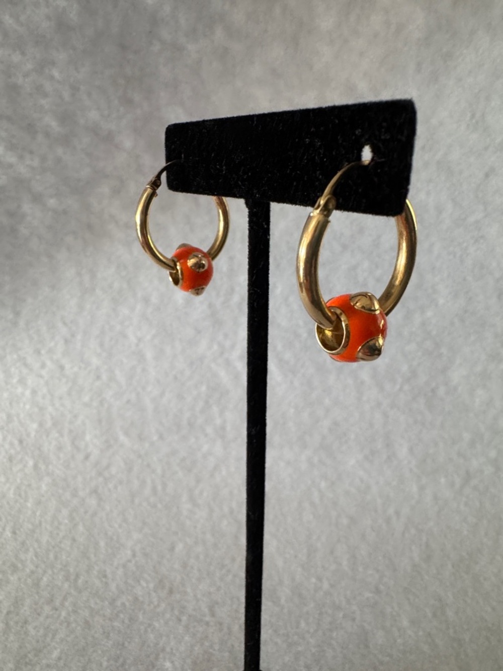 Vintage Barrel Charms for hoop earrings - Picture 3 of 4